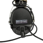 Активні навушники з гарнітурою PROTAC VII Black + кріплення на каску шолом (15182kr) - зображення 7