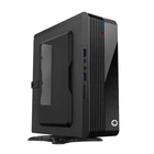 Корпус компьютерный mini-ITX GameMax ST103-2U3-300W с блоком питания/Mini tower/боковое окно Черный
