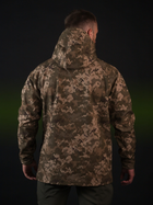 Тактична куртка утеплена BEZET Softshell Omega 9200 L Піксель (2000093215471) - зображення 5