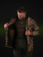 Тактична куртка утеплена BEZET Softshell Omega 9200 L Піксель (2000093215471) - зображення 7