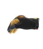 Тактические перчатки Mechanix Wear M-Pact Leather Fingerless Framer без трёх пальцев S - изображение 13