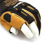 Тактические перчатки Mechanix Wear M-Pact Leather Fingerless Framer без трёх пальцев XL - изображение 6
