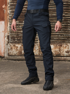 Тактические штаны утепленные BEZET Softshell Байрактар 9510 XL Синие (ROZ6400181700) - изображение 3