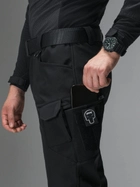 Тактические штаны утепленные BEZET Softshell Байрактар 9515 2XL Черные (ROZ6400181709) - изображение 8