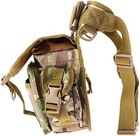 Військова сумка тактична Multicam на пояс Армійська сумка на стегно, ногу мультикам - зображення 4