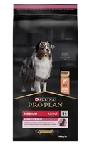 Сухий корм для дорослих собак середніх порід із чутливою шкірою Purina Pro Plan Medium Adult 1+ Sensitive Skin з лососем