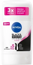 Антиперспірант Nivea Clear Чорне та Біле Невидимий 50 мл