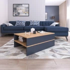 Стіл журнальний Blonski 355х902х602 мм Крафт золотий/Графіт (35264)