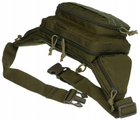 Тактична сумка на пояс 41х17х9см Peterson Зелений (2000002455301) - зображення 4