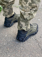 Чоловічі шкіряні кросівки (8414-3) 46 VZUTIK Хакі (2000002258704) - зображення 5