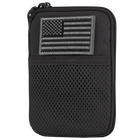 Подсумок для утилит молле Condor Pocket Pouch with US Flag Patch MA16 Чорний