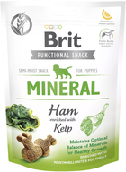Ласощі для собак Brit Care Dog Funnational Snack Mineral Ham Pup 150 g (8595602539994)