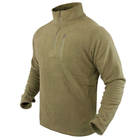 Флісовий пуловер Condor 1/4 Zip Fleece Pullover 607 X-Large, Coyote Brown