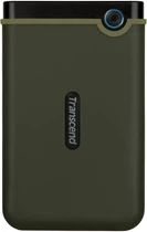 Жорсткий диск Transcend StoreJet 25M3G 2TB TS2TSJ25M3G 2.5" USB 3.1 Gen1 External Military Green