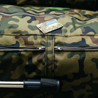 Тактична сумка-баул 120л армійська Оксфорд Камуфляж з кріпленням для каремату та саперної лопати. - зображення 7