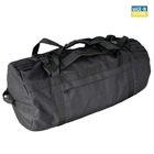 Тактическая сумка-баул 65 л Чёрный Оксфорд 600 Д влагозащитный MELGO - изображение 4