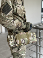 Тактическая сумка подсумок на пояс Tactic нагрудная сумка через плечо 5 л Мультикам (104-multic) - изображение 2