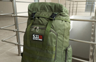 Тактический военный рюкзак для походов Tactic большой армейский рюкзак на 70 литров Олива (ta70-oliva) - изображение 4