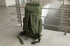 Тактический военный рюкзак для походов Tactic большой армейский рюкзак на 70 литров Олива (ta70-oliva) - изображение 6