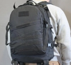 Тактический штурмовой рюкзак Tactic Raid рюкзак военный 40 литров Черный (601-black) - изображение 3