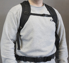 Тактический штурмовой рюкзак Tactic Raid рюкзак военный 40 литров Черный (601-black) - изображение 5