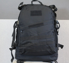 Тактический штурмовой рюкзак Tactic Raid рюкзак военный 40 литров Черный (601-black) - изображение 8