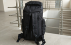 Тактический военный рюкзак для походов Tactic большой армейский рюкзак на 70 литров Черный (ta70-black) - изображение 5