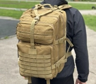 Тактический рюкзак штурмовой Tactic военный рюкзак на 40 литров Койот (Ta40-coyot) - изображение 3