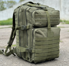 Тактический рюкзак штурмовой Tactic военный рюкзак на 40 литров Олива (Ta40-olive) - изображение 6