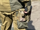 Набедренная тактическая кабура для пистолета Tactic универсальная кобура на пояс с карманом под магазин Мультикам (holster-1019-multicam) - изображение 5