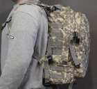 Тактический штурмовой рюкзак Tactic Raid рюкзак военный 40 литров Пиксель (601-pixel) - изображение 5