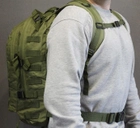 Тактический штурмовой рюкзак Tactic Raid рюкзак военный 40 литров Олива (601-olive) - изображение 6