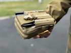 Тактический подсумок для телефона Tactic поясная сумка для документов Mini Warrior Мультикам (001-multicam) - изображение 4