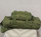 Тактична сумка підсумок на пояс Tactic нагрудна сумка через плече 5 л Олива (104-olive) - зображення 4