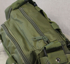 Тактична сумка підсумок на пояс Tactic нагрудна сумка через плече 5 л Олива (104-olive) - зображення 6