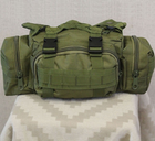 Тактична сумка підсумок на пояс Tactic нагрудна сумка через плече 5 л Олива (104-olive) - зображення 9