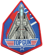 Нашивка Top Gun F-14 Top Gun US Navy Fighter Blue US2