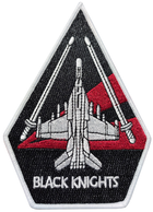 Нашивка Top Gun F-14 Black Knights US Air Force Black US17 - зображення 1