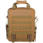 Рюкзак тактичний патрульний однолямковий SILVER KNIGHT TY-9700 розмір 33x27x10см 9л Колір: Хакі - зображення 2