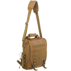Рюкзак тактический патрульный однолямочный SILVER KNIGHT TY-9700 размер 33x27x10см 9л Цвет: Хаки - изображение 5