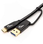 Кабель Orico USB-C + USB-A 4K, 100 Вт 1 м (ACC32-10-BK-BP) - зображення 2