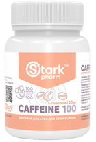 Кофеїн Stark Pharm Caffeine 100 мг 100 таблеток - зображення 1