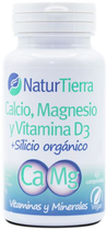 Вітаміни Naturtierra Calcio Magnesio Vitamina D3 Silicio Organico 45 капсул (8412016366575) - зображення 3