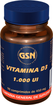 Вітаміни Gsn Vitamina D3 1000 UI 90 таблеток (8426609020577) - зображення 1