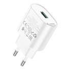 Зарядний пристрій Hoco C109 1 USB 3000 mA QC 3.0 white