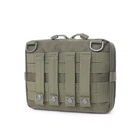 Подсумок общего назначения Molle горизонтальный текстиль Оливковый (21905) Kali