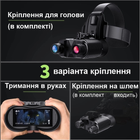 Прибор ночного видения с креплением на голову Dsoon NV8160 бинокуляр кронштейн FMA L4G24 на шлем каску с ик подсветкой встроенный 2.7" HD TFT экран (Kali) - изображение 10