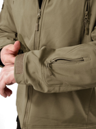 Тактична демісезонна куртка Eagle Soft Shell JA-23 на флісі Green Olive 4XL - зображення 8