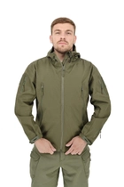 Легка тактична літня куртка (вітрівка, парка) з капюшоном Warrior Wear JA-24 Olive Green 2XL - зображення 3