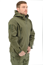 Легкая тактическая летняя куртка (ветровка, парка) с капюшоном Warrior Wear JA-24 Olive Green 2XL - изображение 8
